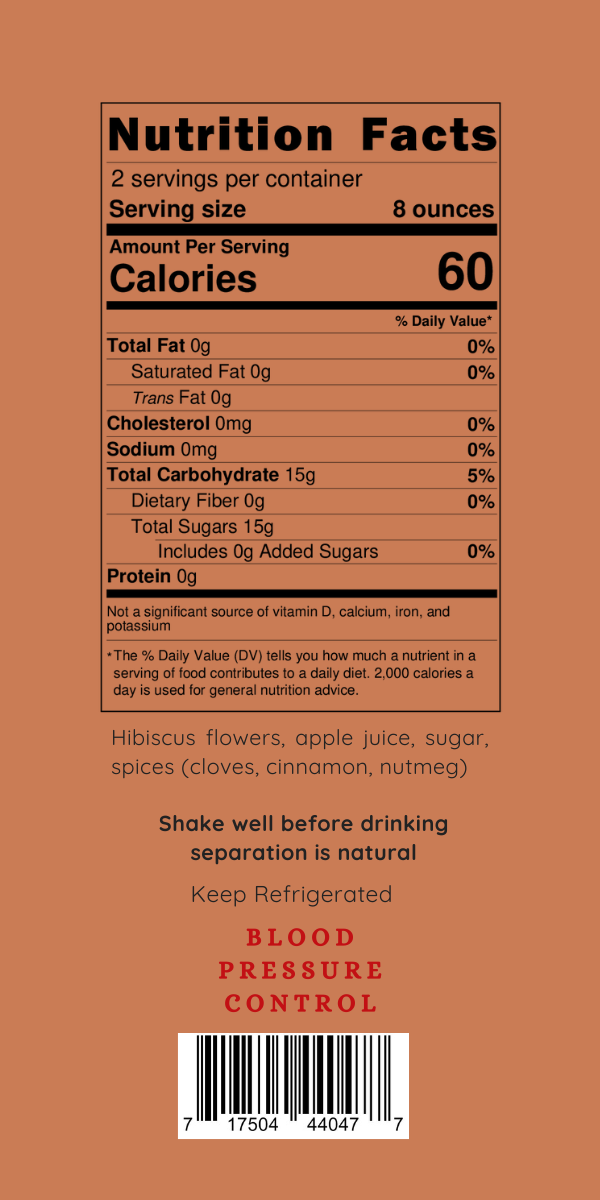 Hibiscus drink - hypertension help